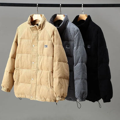 Jacob™ | Warm coat in corduroy style