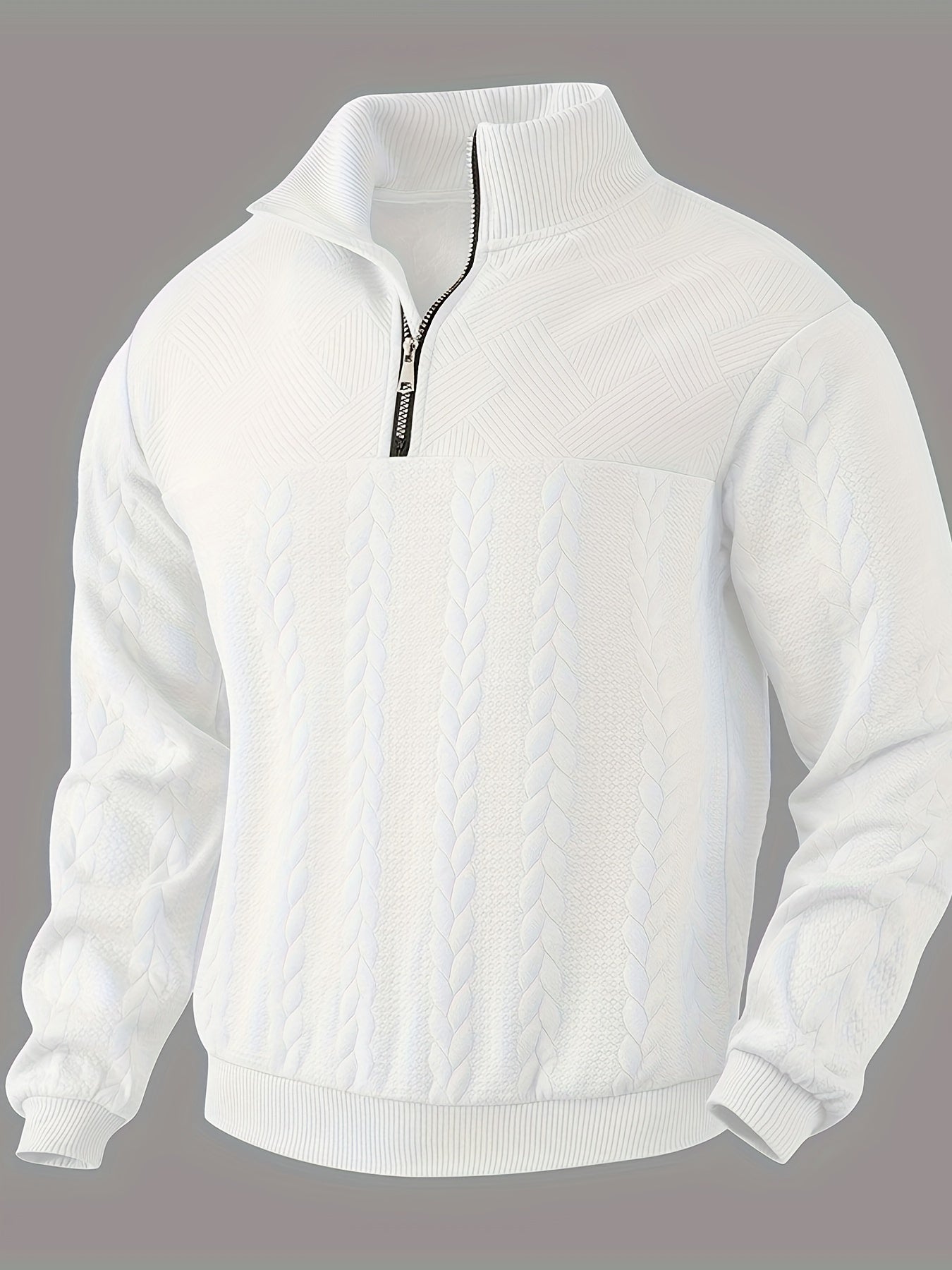 Rafael™ | Vintage Men's Zip-Up Sweater