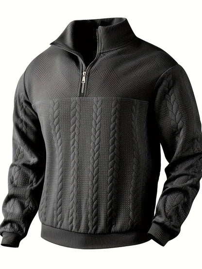 Rafael™ | Vintage Men's Zip-Up Sweater