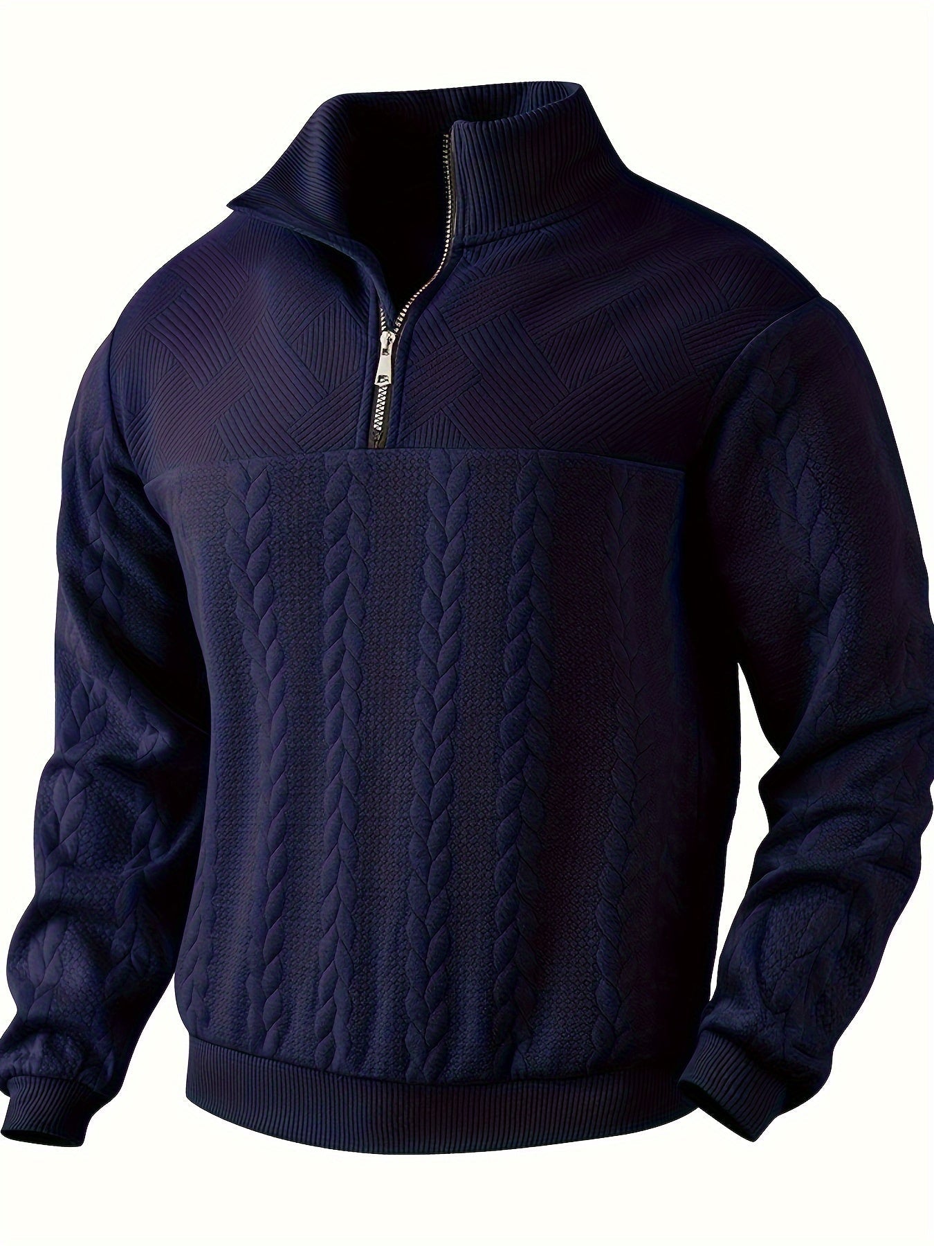 Rafael™ | Vintage Men's Zip-Up Sweater